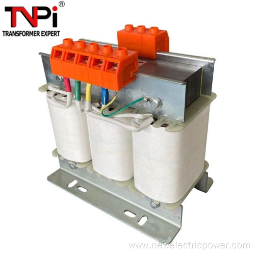 220v to 380v 3 phase isolation/auto power transformer